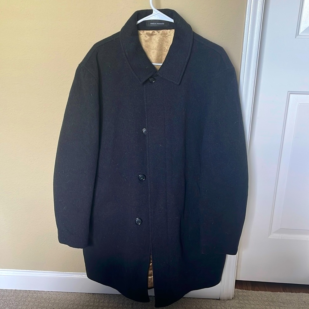 ZYLOS George Machado Cashmere Italian Trench Coat